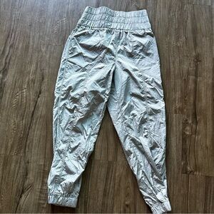 Free people Movement The Way Home Jogger Pants High Rise Arctic Mist size M